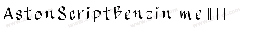 AstonScriptBenzin me字体转换